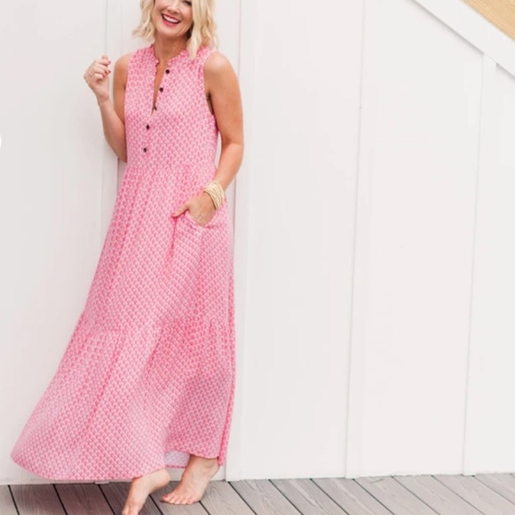 Gibson Dresses & Skirts - Gibson Look Sunny Day Tiered Maxi Dress Large NWT
